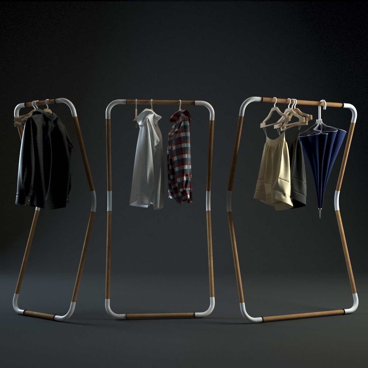 Woodstock Wardrobe 3D model_1