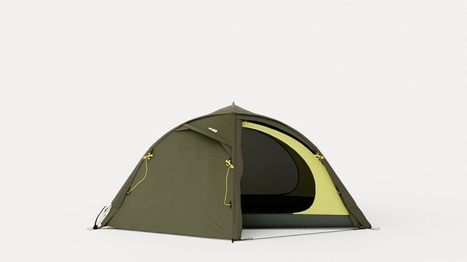 Reinsfjell Pro 3 Tent Low-poly 3D model
