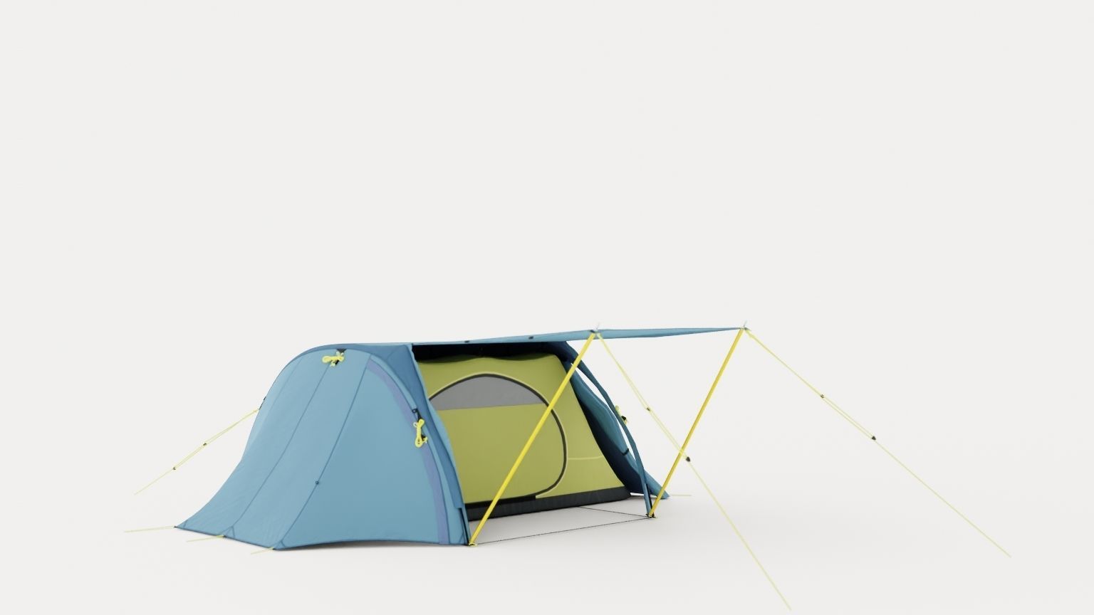 Fonnfjell Superlight 2 Tent Low-poly 3D model_1