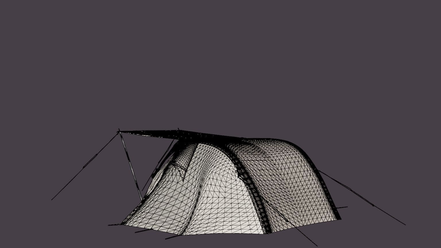 Fonnfjell Superlight 2 Tent Low-poly 3D model_6