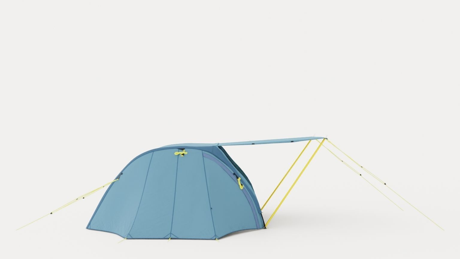 Fonnfjell Superlight 2 Tent Low-poly 3D model_2
