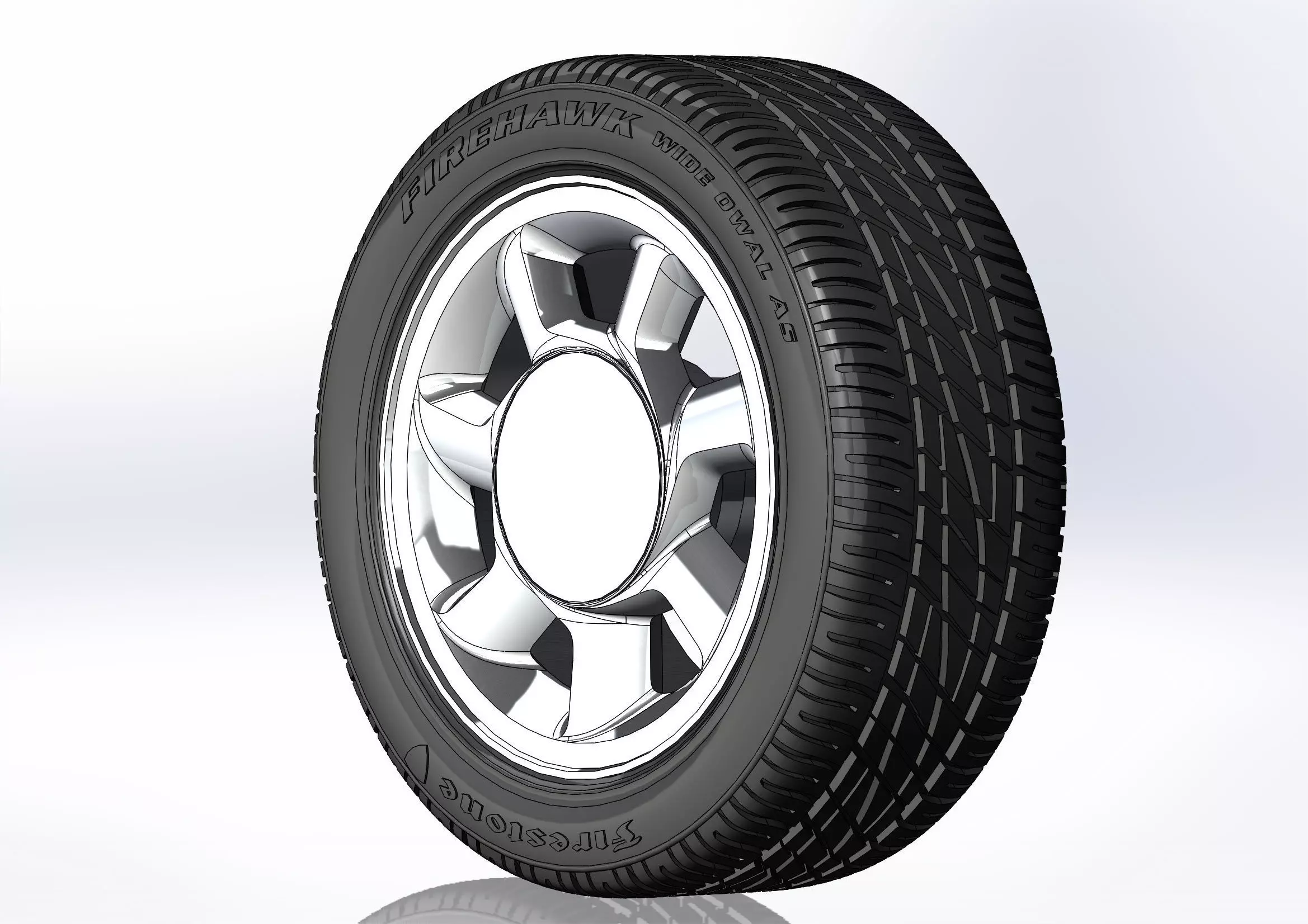 Wheels for scale model of Cobra R 1993 3D print model_0