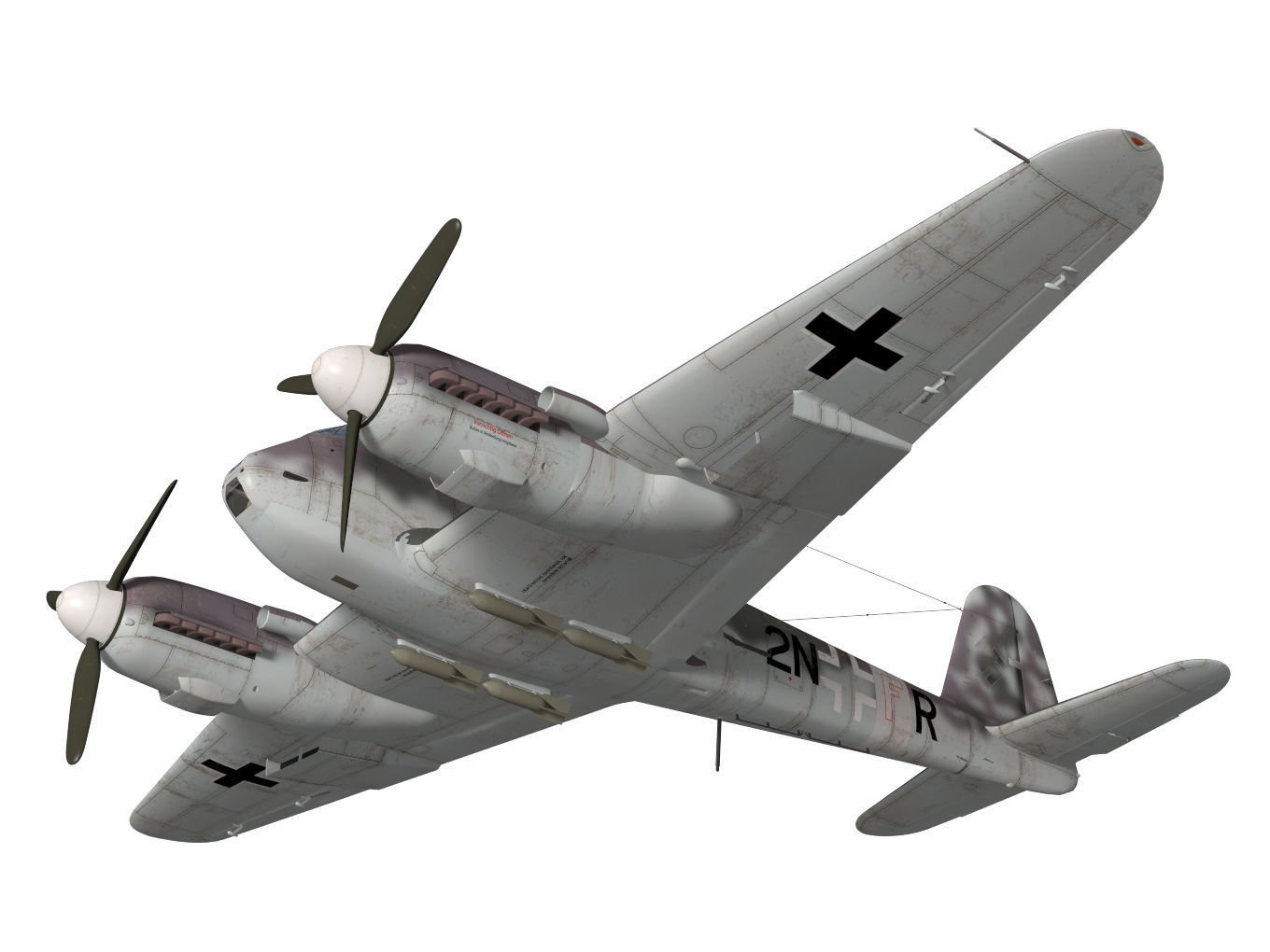 Messerschmitt Me 210 A1 3D model_3