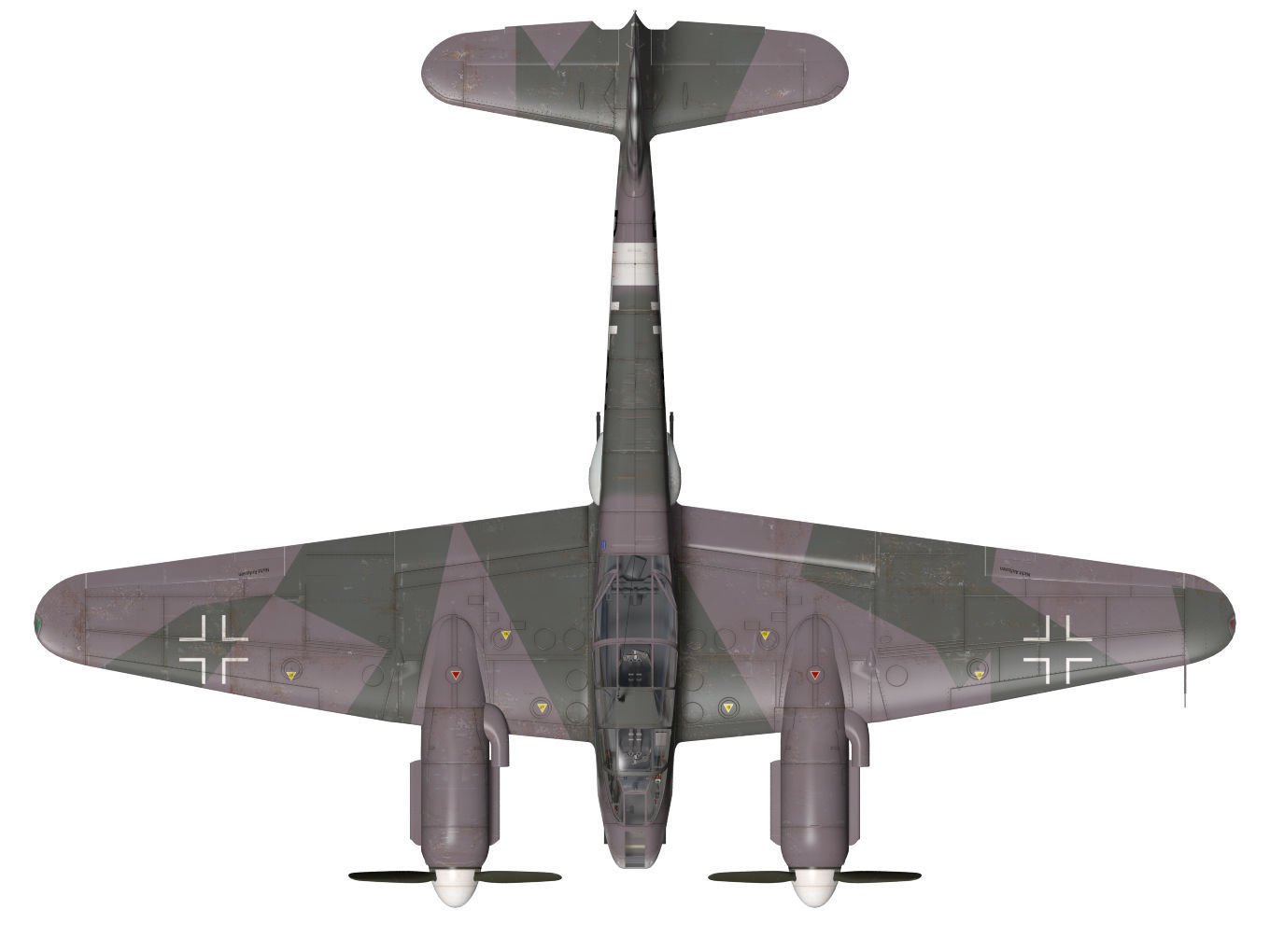 Messerschmitt Me 210 A1 3D model_13