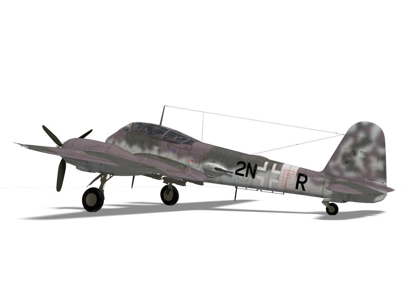 Messerschmitt Me 210 A1 3D model_7