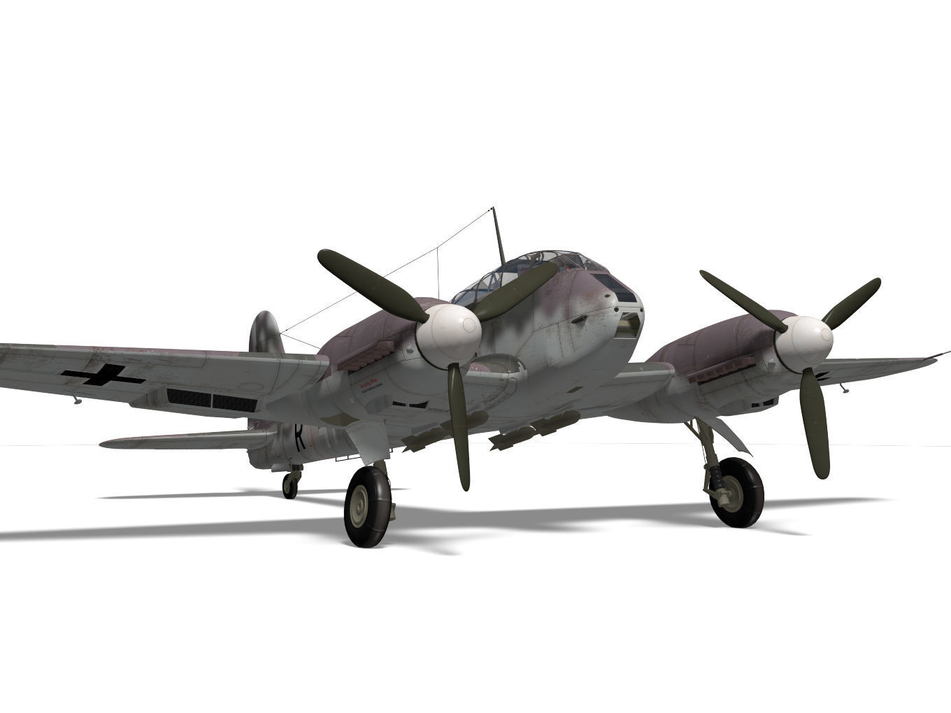 Messerschmitt Me 210 A1 3D model_8
