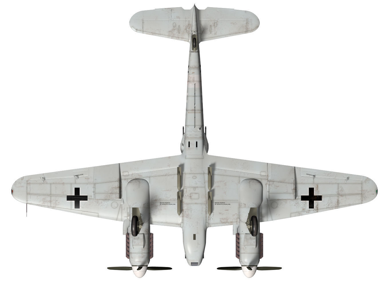 Messerschmitt Me 210 A1 3D model_15