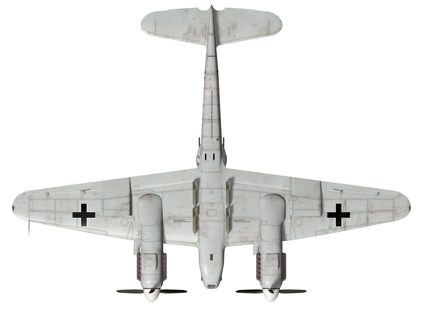 Messerschmitt Me 210 A1 3D model_14
