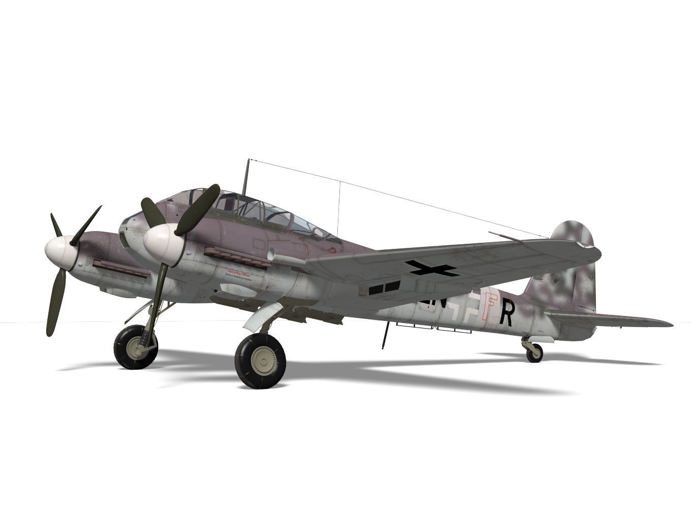 Messerschmitt Me 210 A1 3D model_6