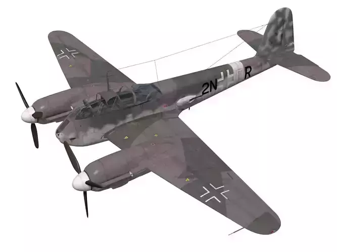 Messerschmitt Me 210 A1 3D model