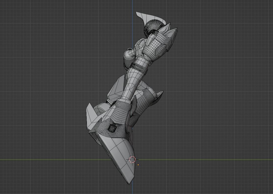 Megaman Shadow Armor - Mega Man X6 3D model_13