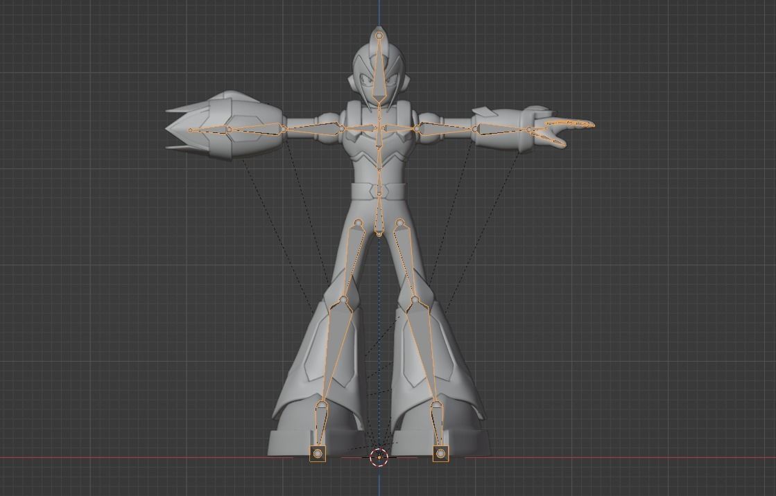 Megaman Shadow Armor - Mega Man X6 3D model_15