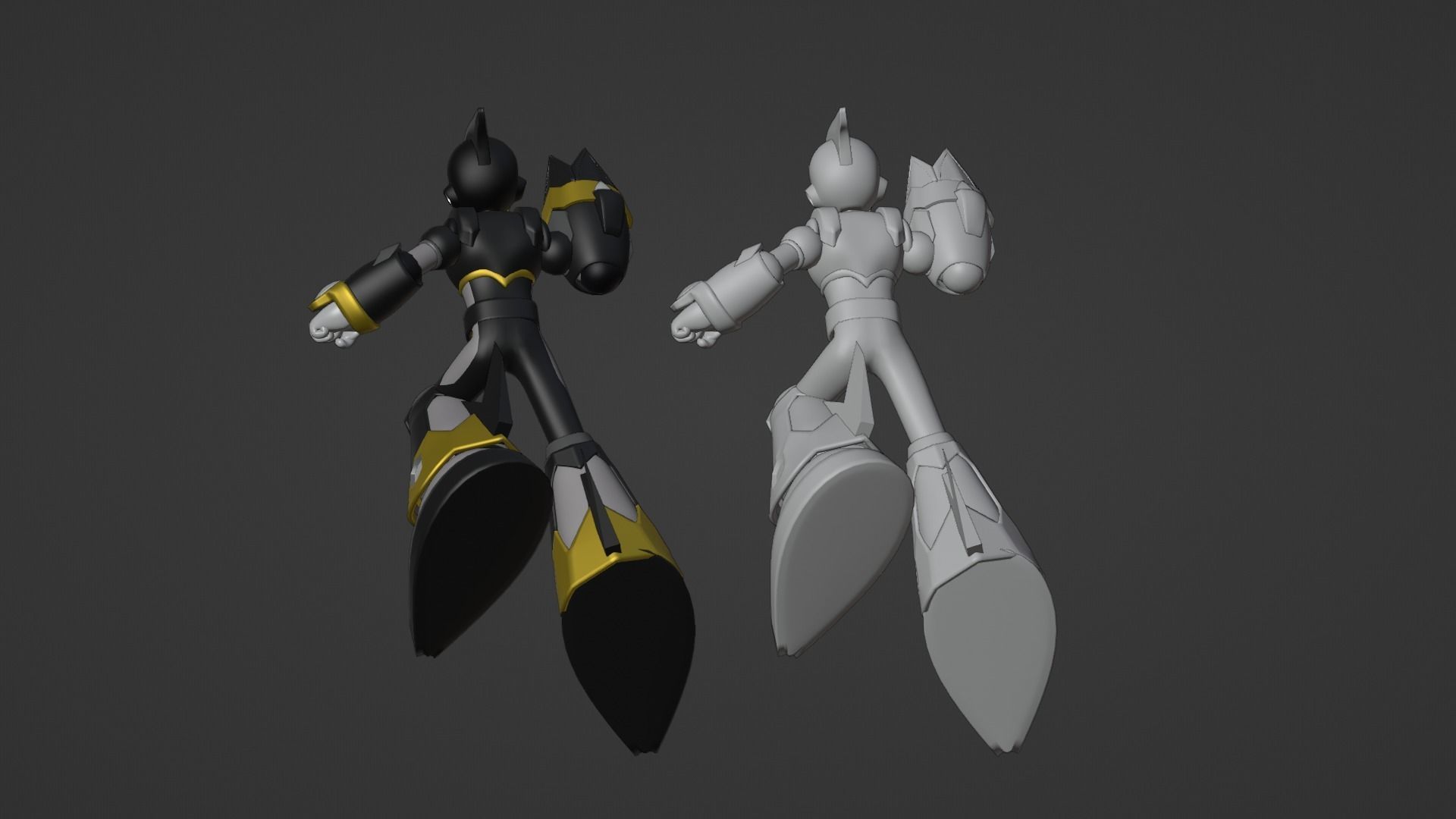 Megaman Shadow Armor - Mega Man X6 3D model_20
