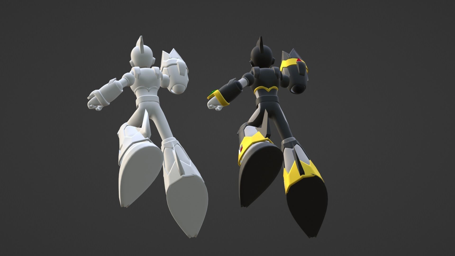 Megaman Shadow Armor - Mega Man X6 3D model_18