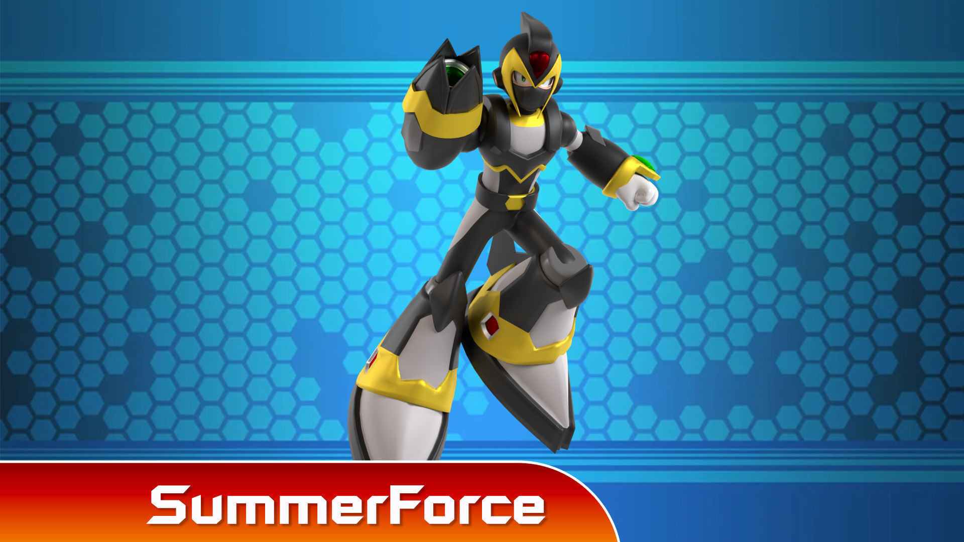 Megaman Shadow Armor - Mega Man X6 3D model_2