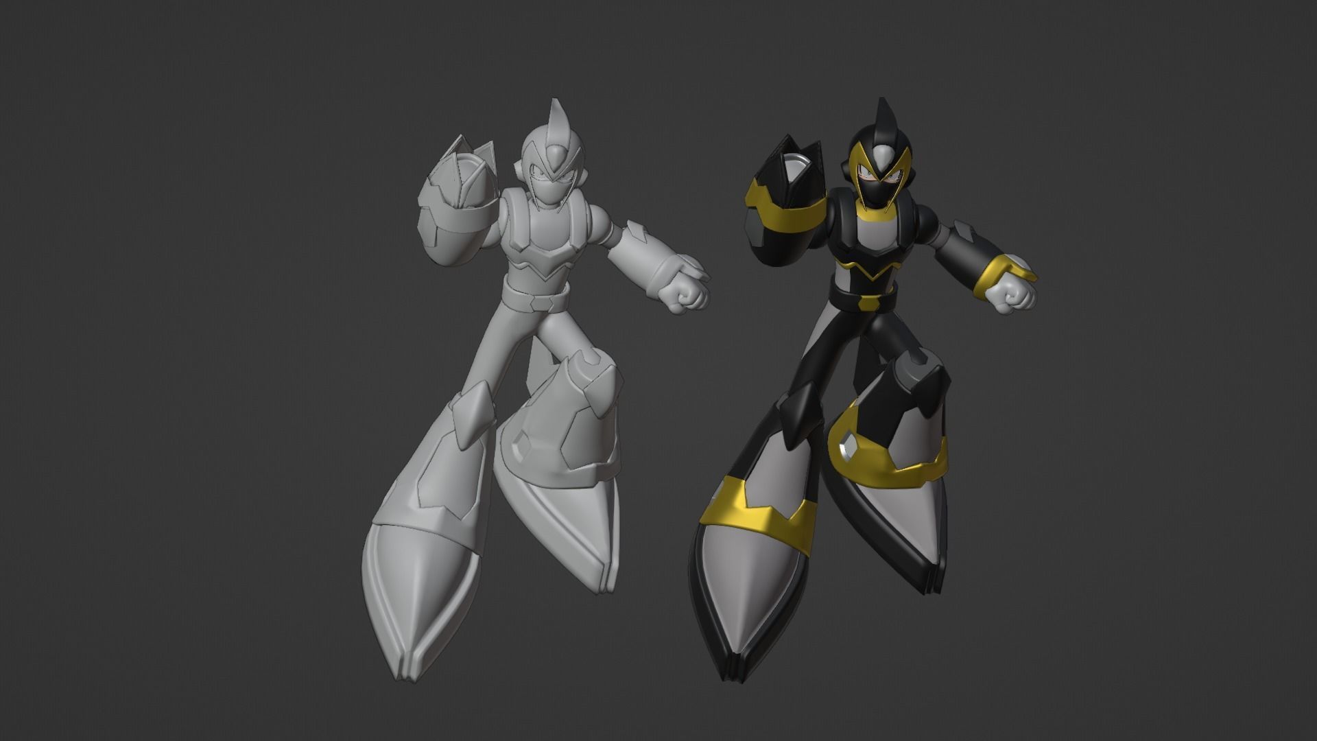 Megaman Shadow Armor - Mega Man X6 3D model_19