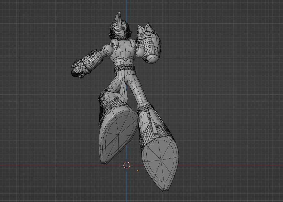 Megaman Shadow Armor - Mega Man X6 3D model_12