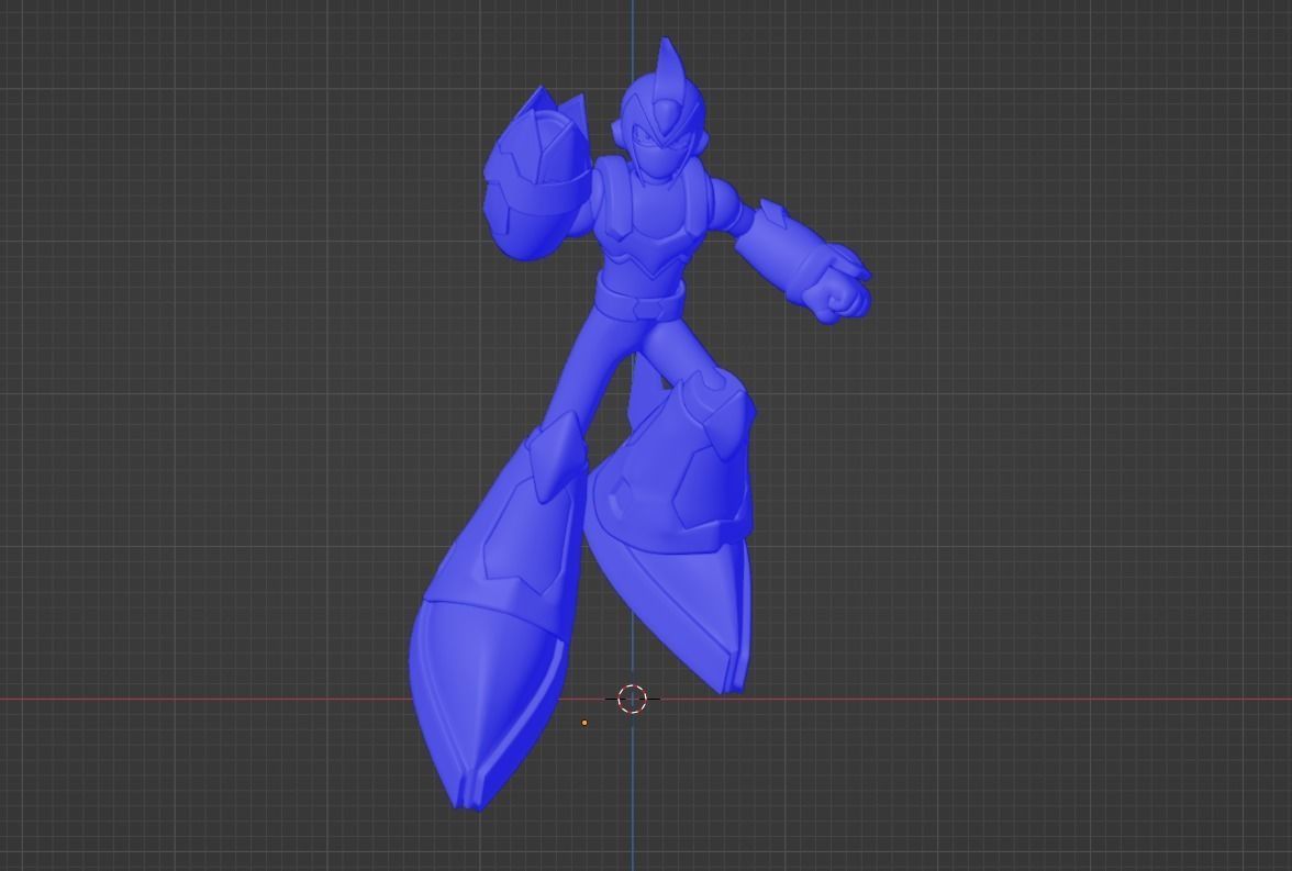 Megaman Shadow Armor - Mega Man X6 3D model_16