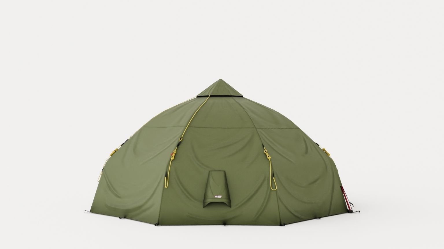 Varanger Dome 4-6 Outer Tent including Pole Low-poly 3D model_3