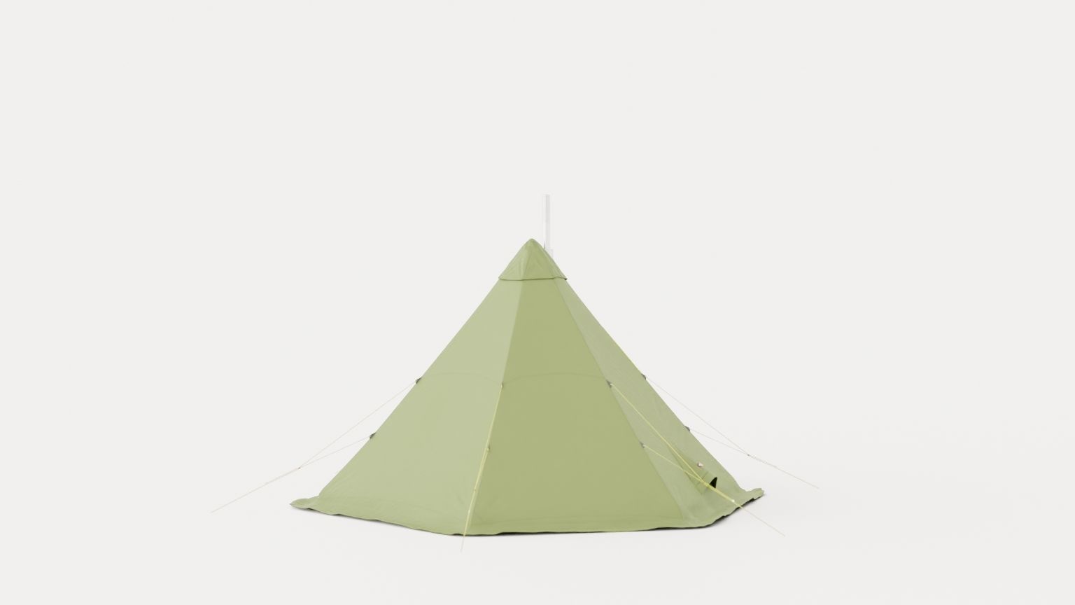 Pasvik 10-12 Outer Tent including Pole Low-poly 3D model_3