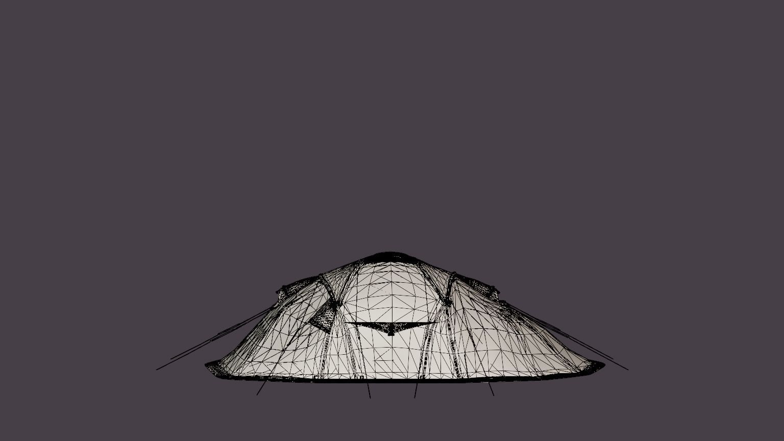 Svalbard 6 Camp Tent Low-poly 3D model_5