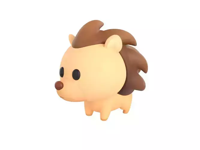 Character290 Hedgehog 3D model