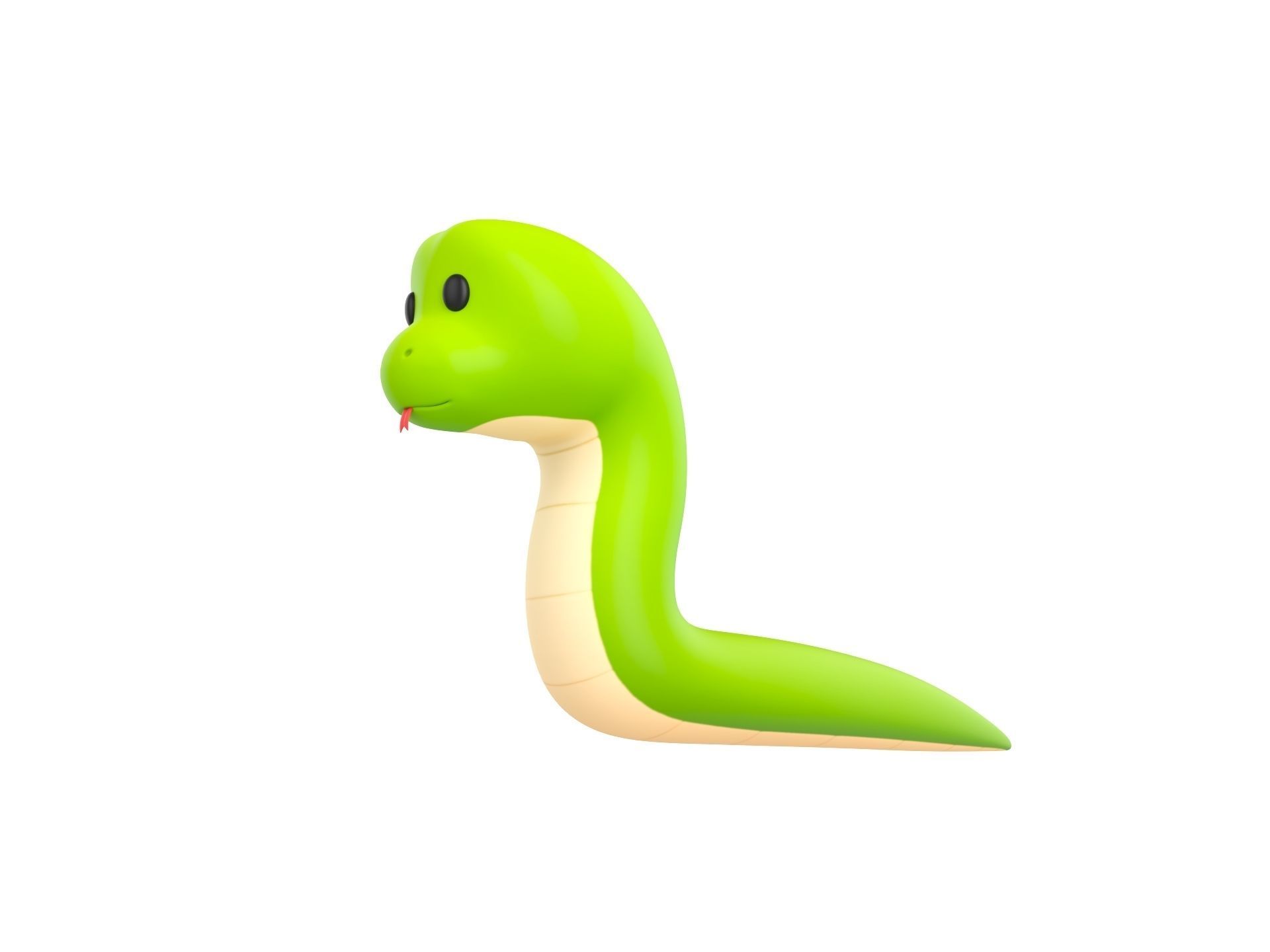 Character292 Snake 3D model_7