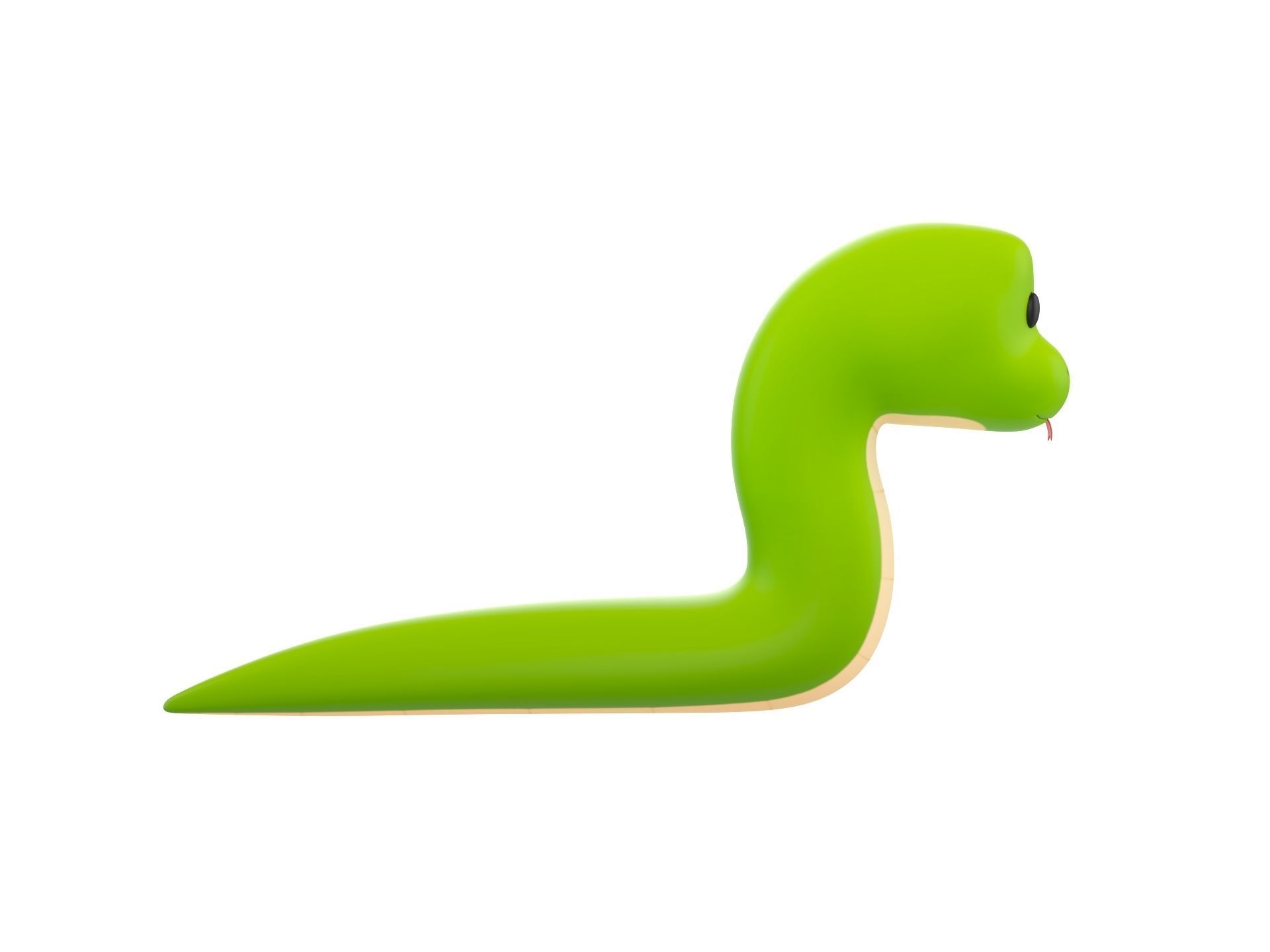 Character292 Snake 3D model_3