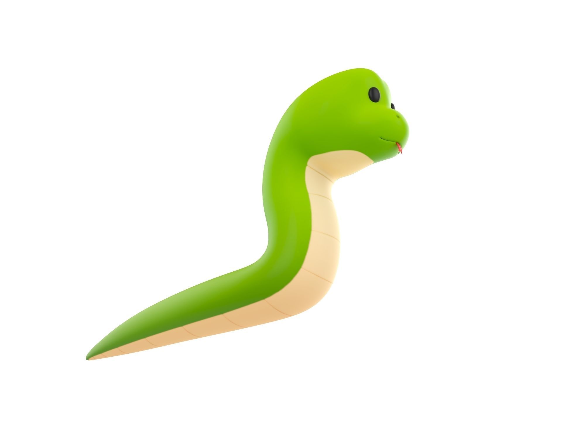 Character292 Snake 3D model_2