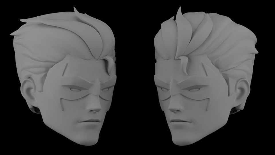 RED ROBIN HEAD SCULPT 3D model 3D printable CGTrader
