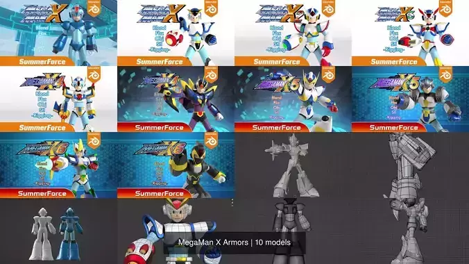 MegaMan X Armors