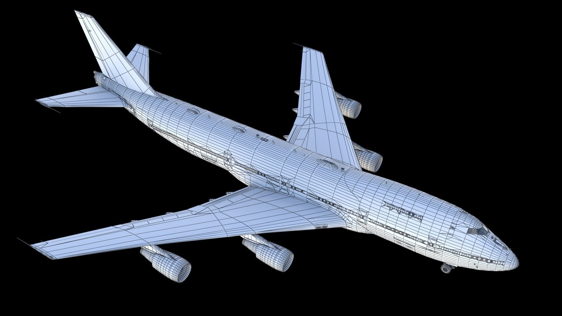Air Force One Boeing VC-25 3D model_26