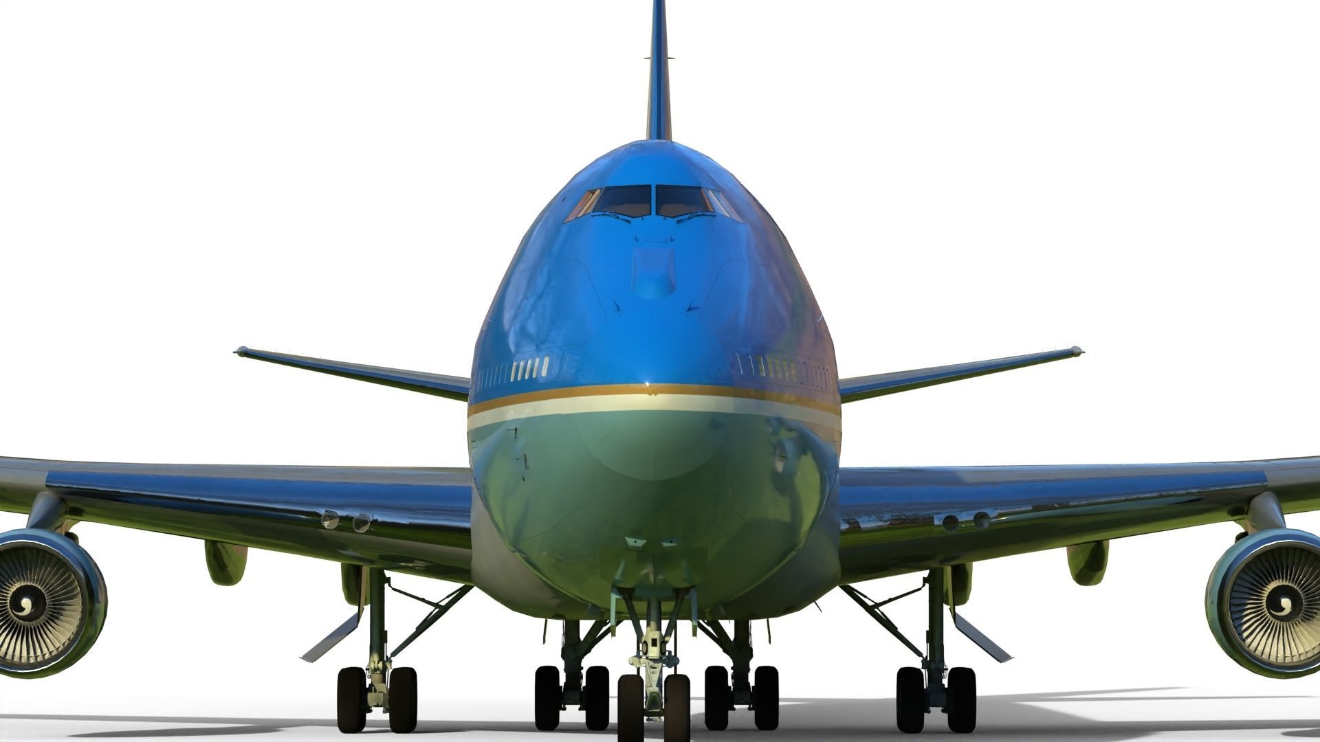 Air Force One Boeing VC-25 3D model_4