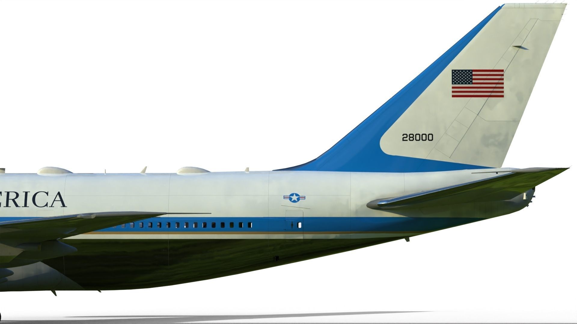 Air Force One Boeing VC-25 3D model_18
