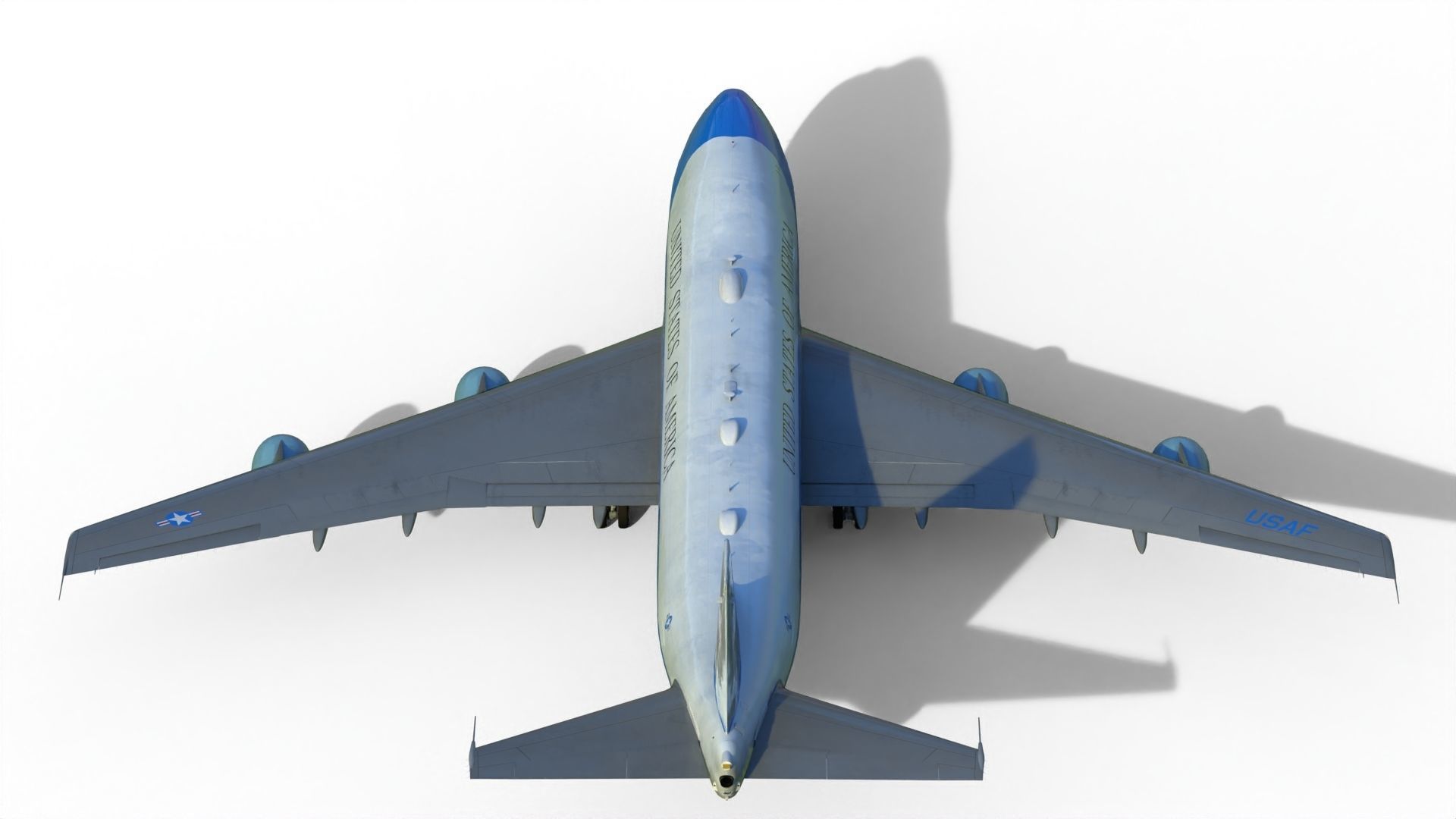 Air Force One Boeing VC-25 3D model_9