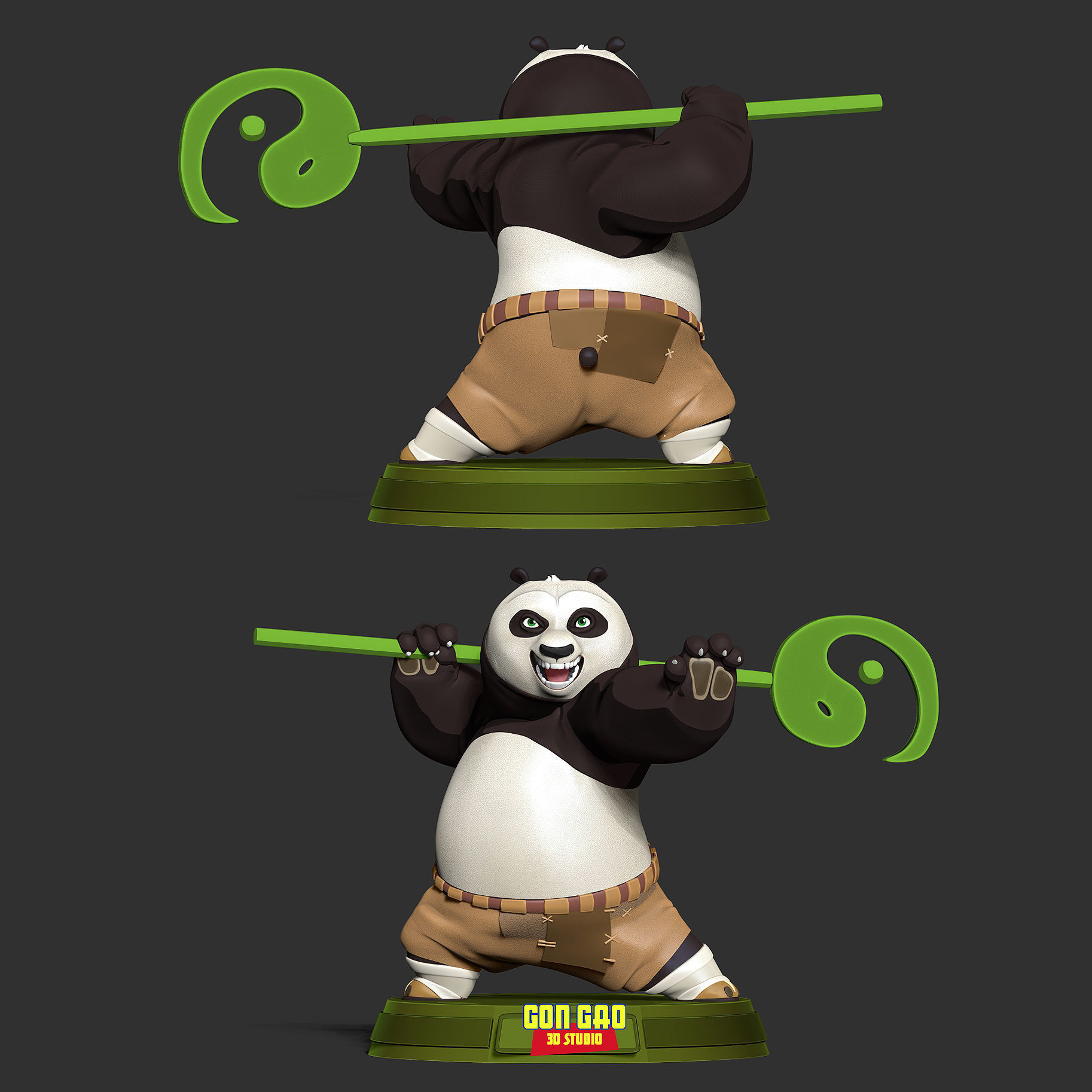 Master Po - Kung Fu Panda 4 3D print model_3