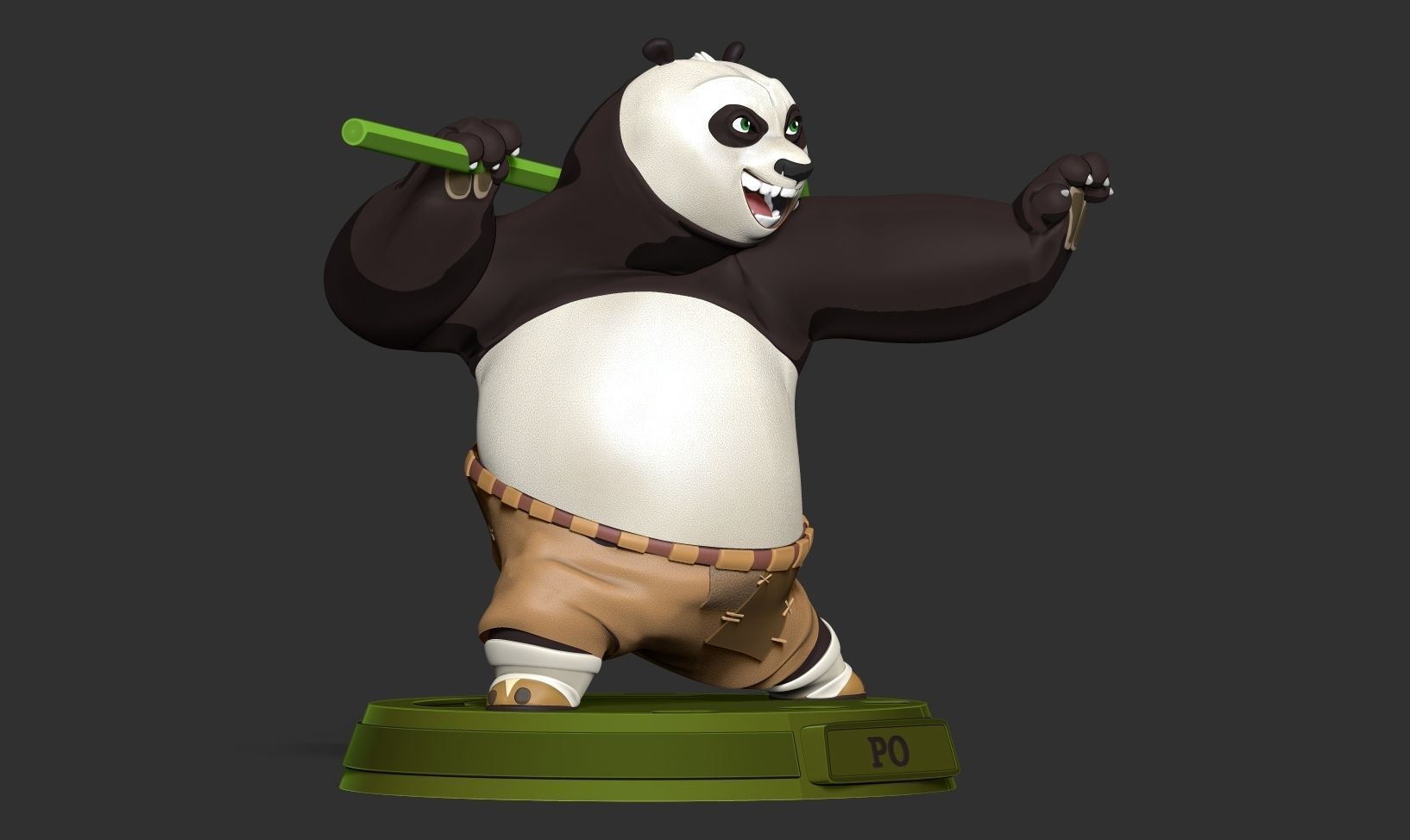 Master Po - Kung Fu Panda 4 3D print model_12