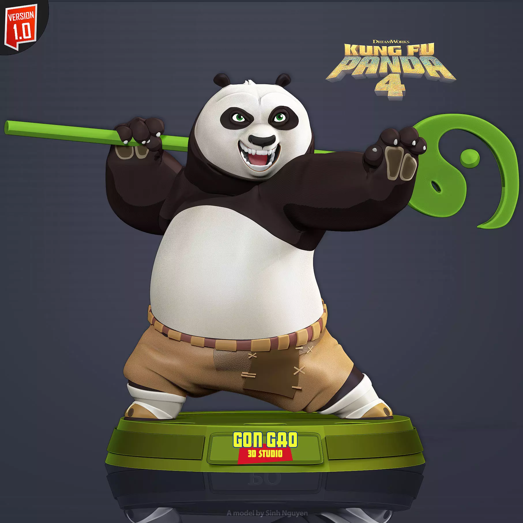 Master Po - Kung Fu Panda 4 3D print model_0