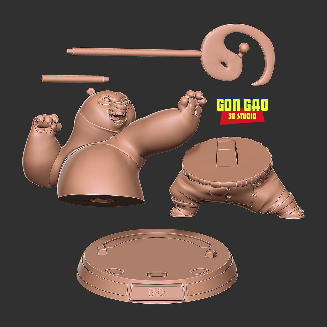 Master Po - Kung Fu Panda 4 3D print model_2