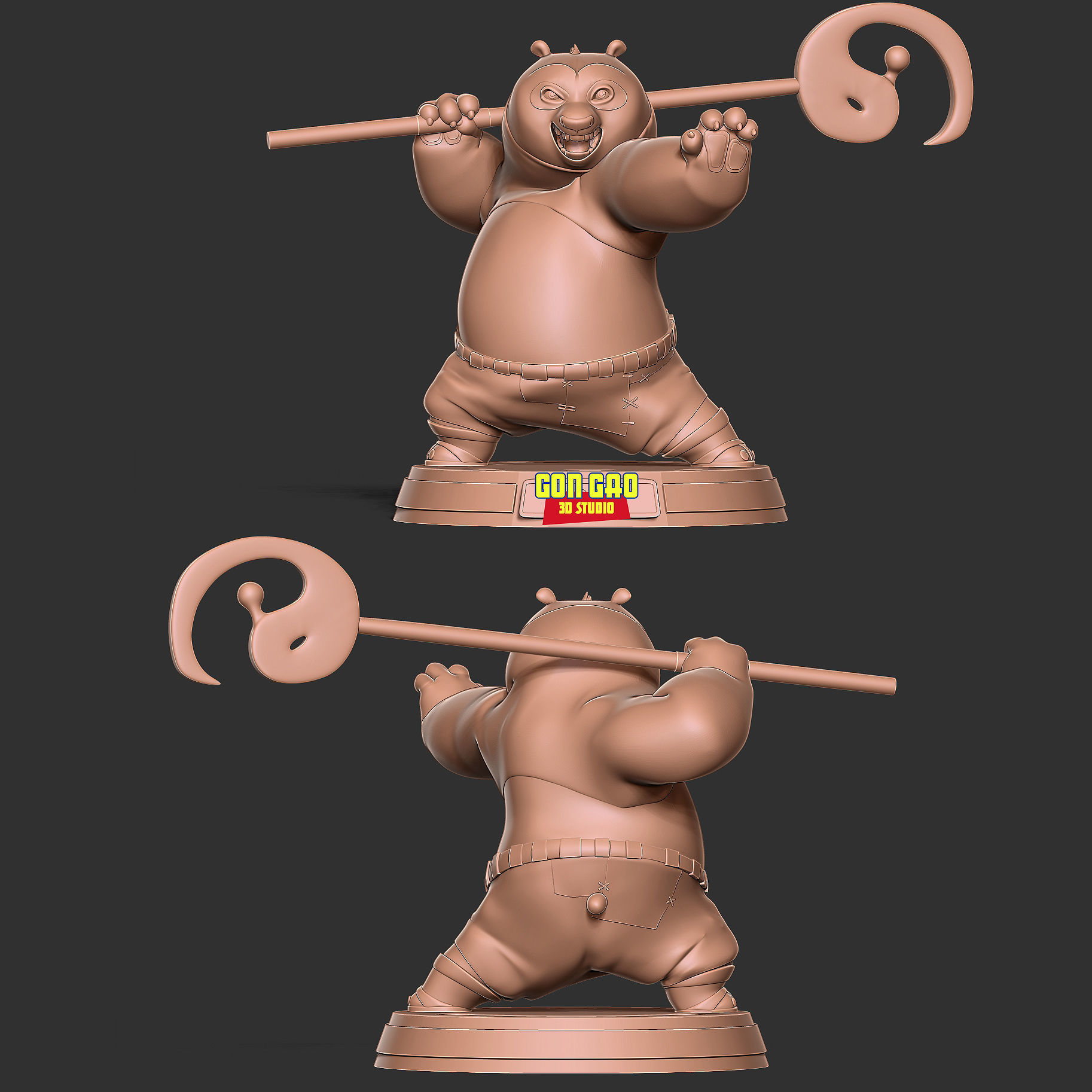 Master Po - Kung Fu Panda 4 3D print model_4