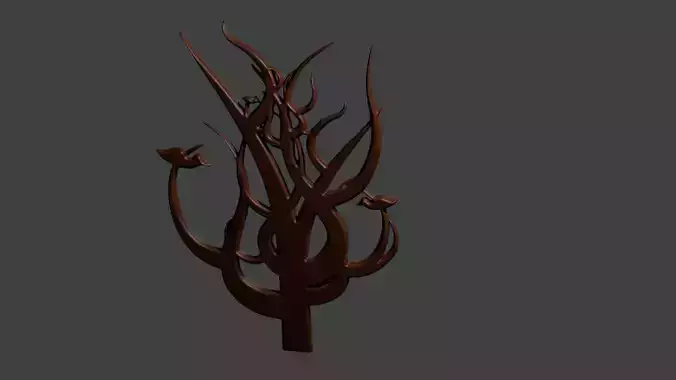 Wooden item for interior decoration