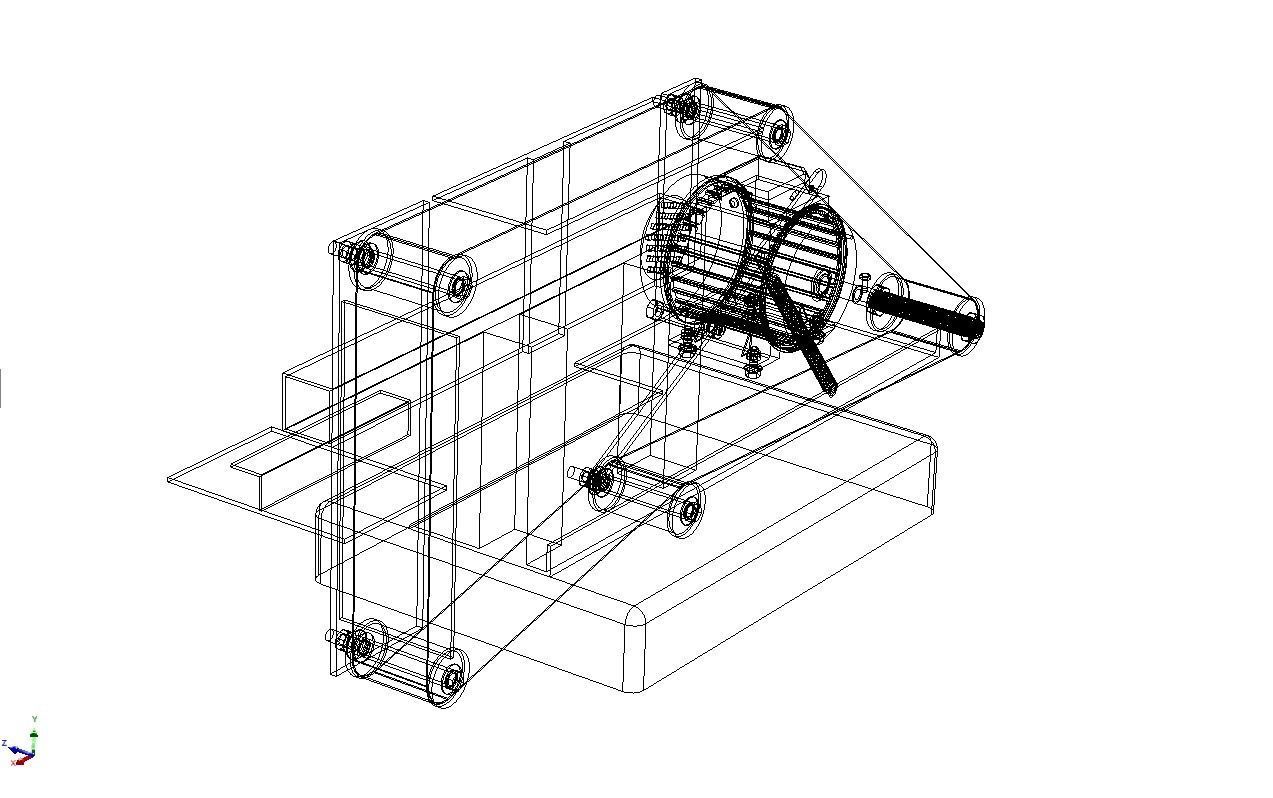 BELT POLISHER GRINDER SANDER ABRASIVE EDGES SHARPENER 3D model_13