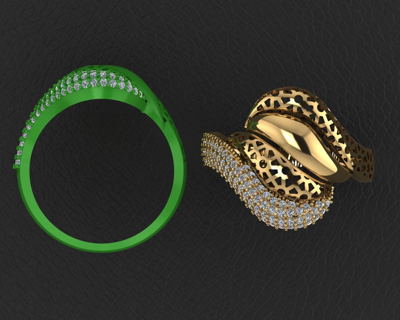 2024 New 34 Rings 3DM 3D print model_21