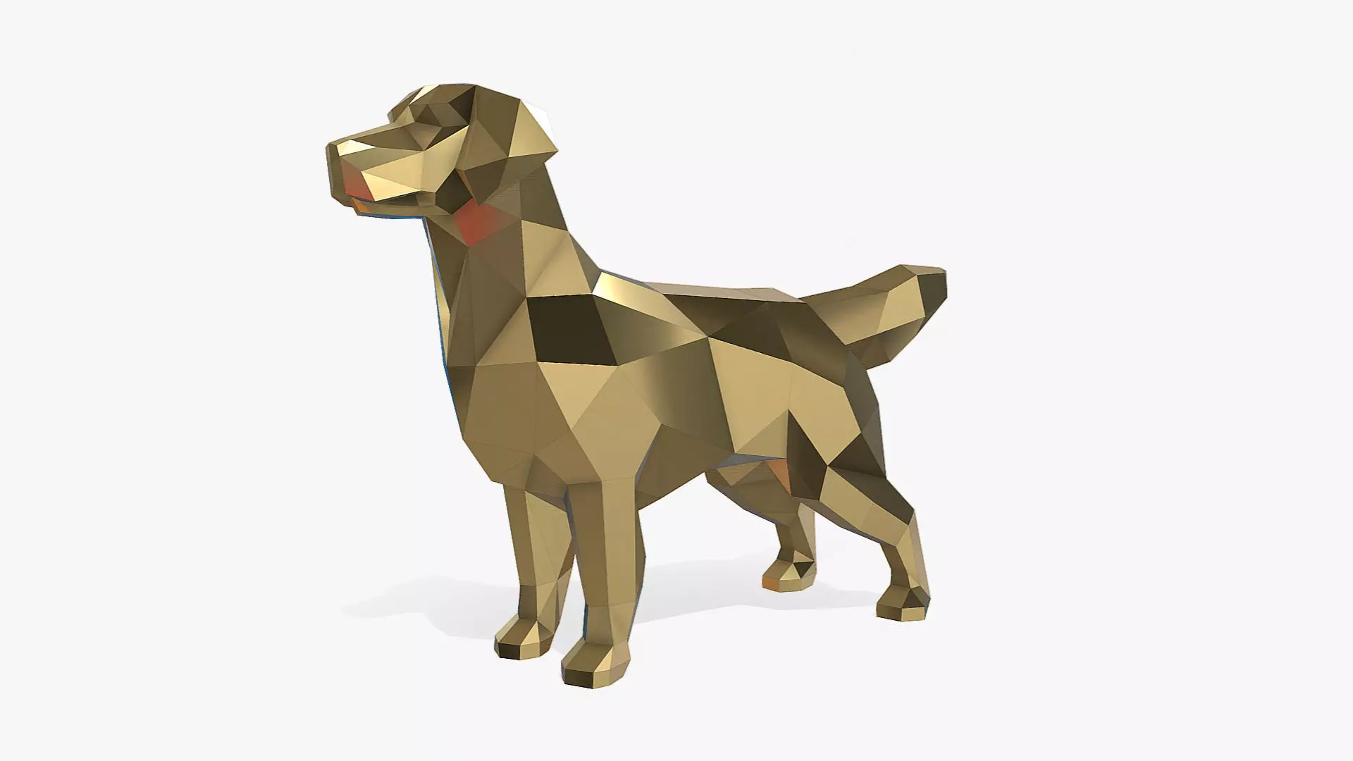 Golden Retriever 3D model for home design 3D model