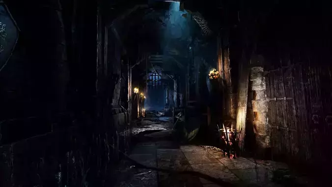 Medieval Castle-Medieval Village Environment