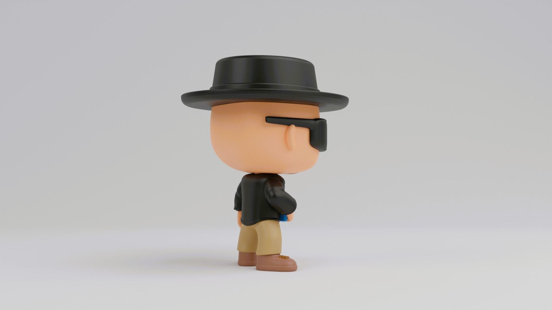 Walter Hartwell White funko pop from Breaking Bad 3D print model_7