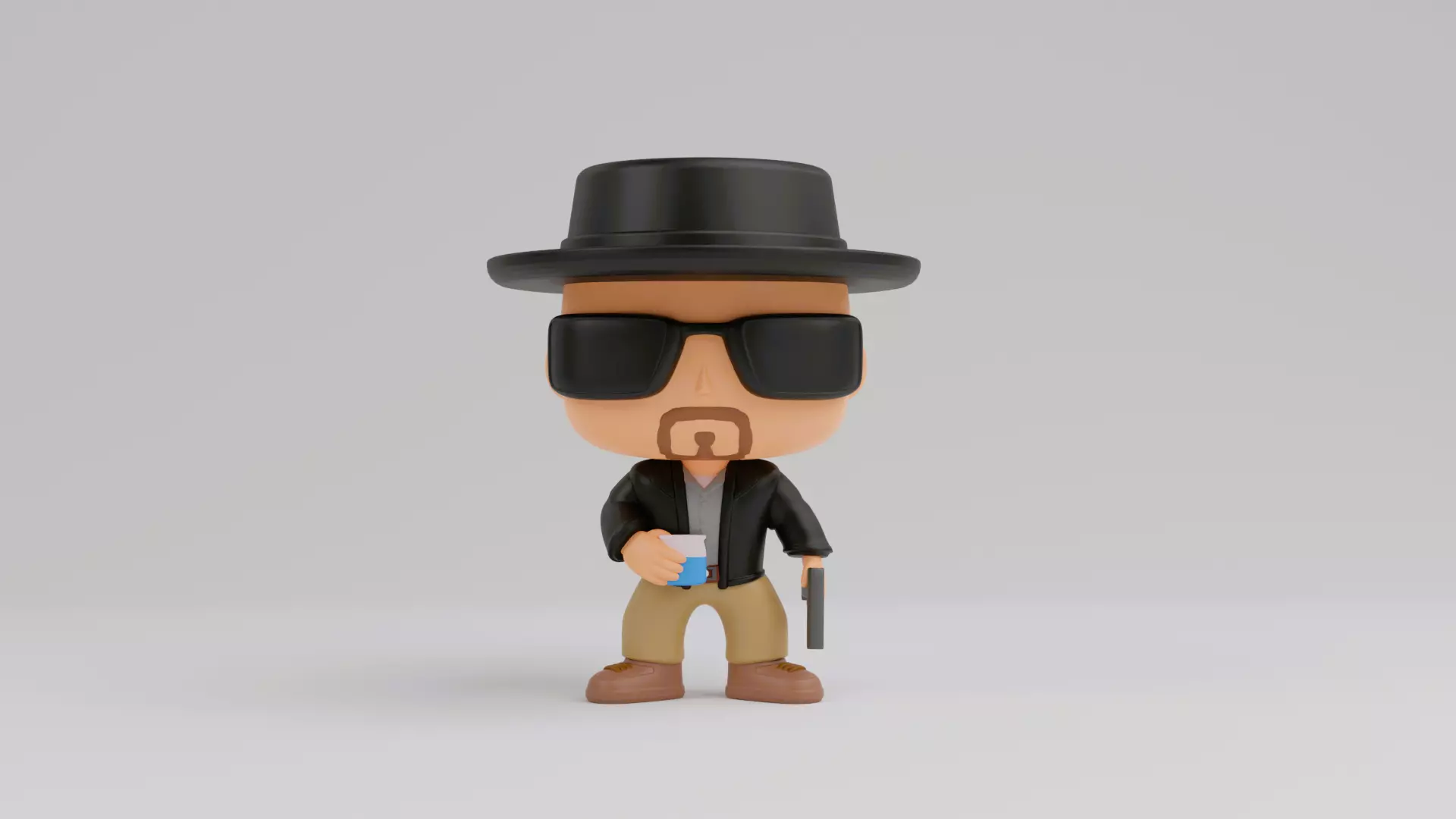 Walter Hartwell White funko pop from Breaking Bad 3D print model_0