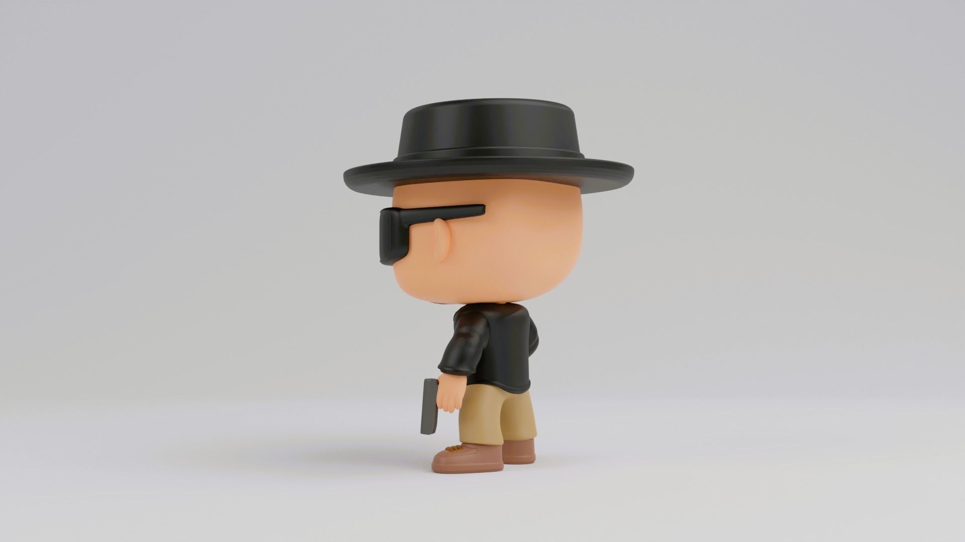 Walter Hartwell White funko pop from Breaking Bad 3D print model_11