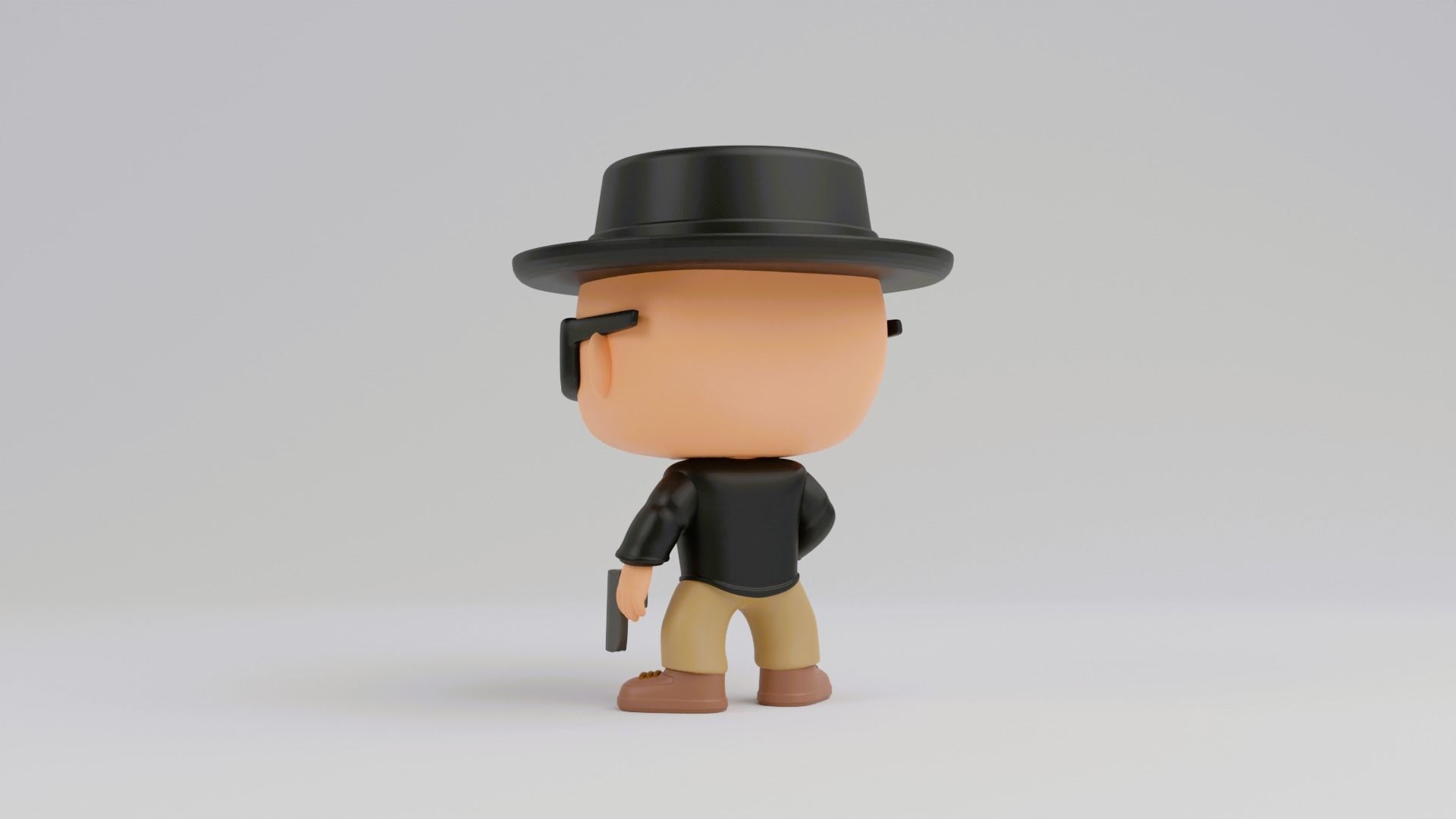 Walter Hartwell White funko pop from Breaking Bad 3D print model_10