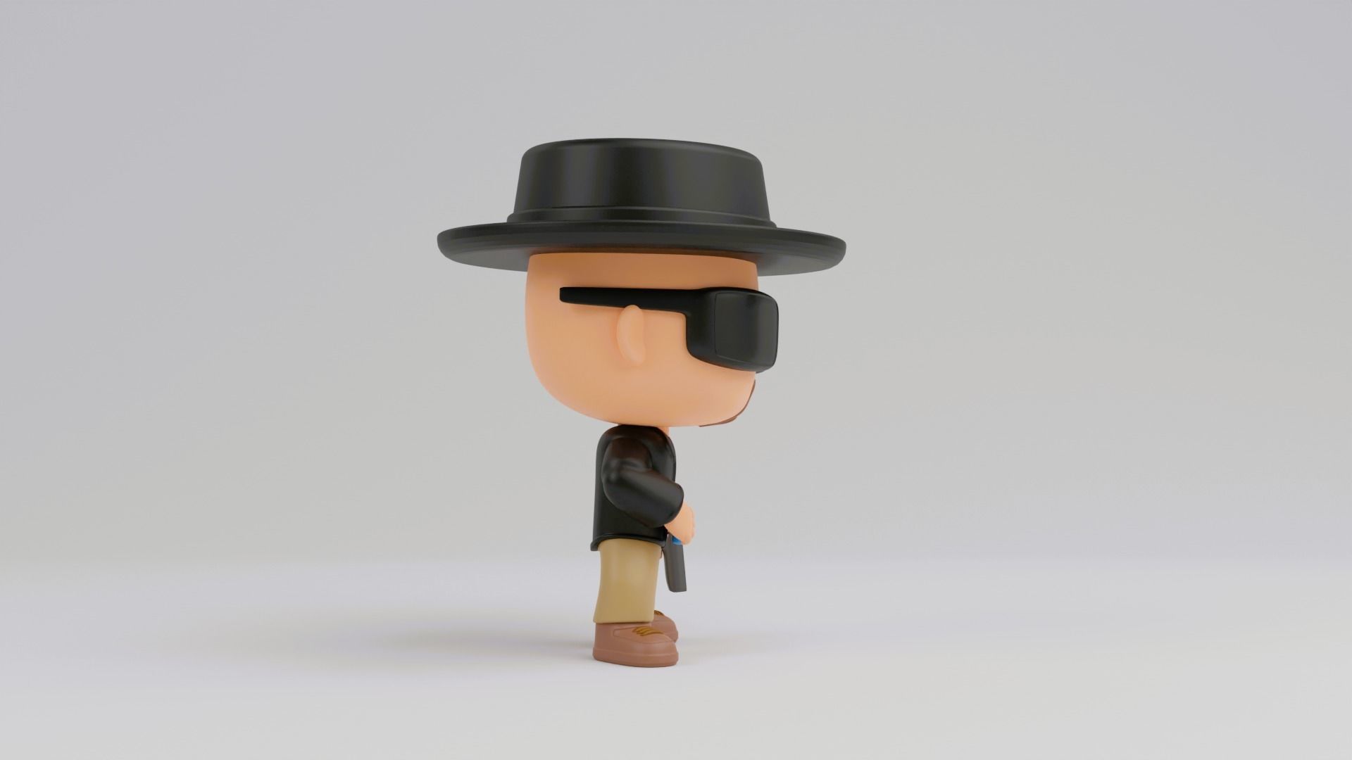 Walter Hartwell White funko pop from Breaking Bad 3D print model_3